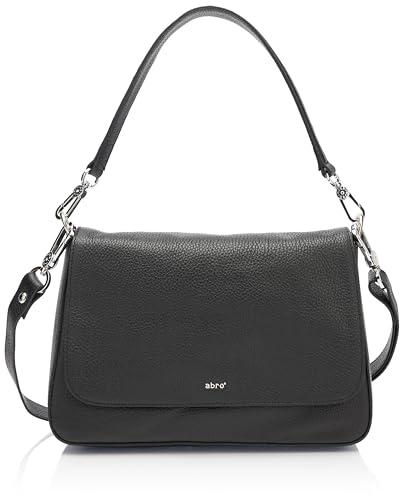 ABRO Unisex Lulu Tasche, Schwarz/Nickel von ABRO