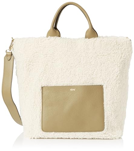 ABRO Unisex Shopper Raquel Big Tasche, Elfenbein, Siena von ABRO