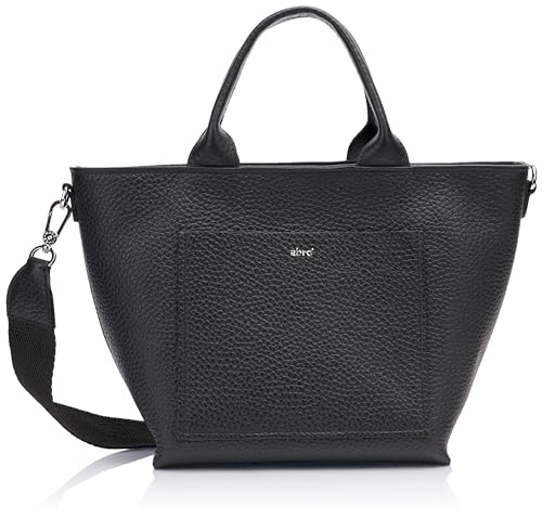 ABRO Unisex Shopper Raquel Tasche, Schwarz/Nickel von ABRO