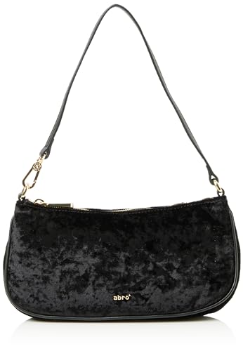 ABRO Unisex Virginia Tasche, Schwarz/Gold von ABRO