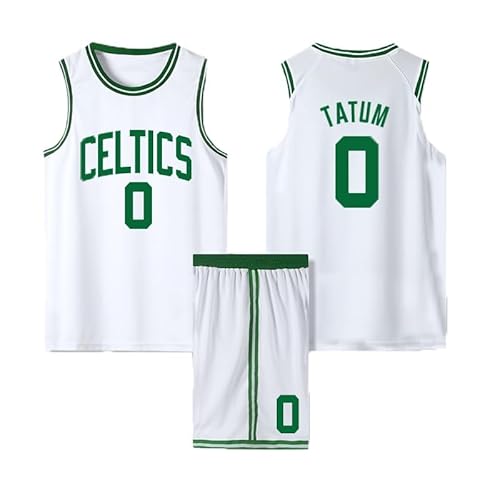 2-Teiliges Kinder/Erwachsener Basketball Jersey Shirt und Shorts 2024, Kinder/Erwachsener Basketball ärmellose Anzug, Kinder/Erwachsener Basketball Jersey & Basketball Shorts Weiß 3XL von ABRTJCL