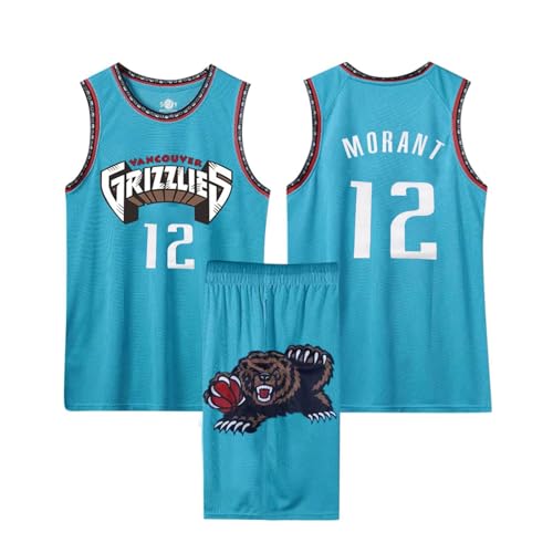 ABRTJCL Basketball-Spieltrikots für Herren/Jungen, 2er-Set Basketball Trainings Ärmellos Trikot und Hose, Kinder/Erwachsener Sleeveless Basketball Trikot grün 4XL von ABRTJCL