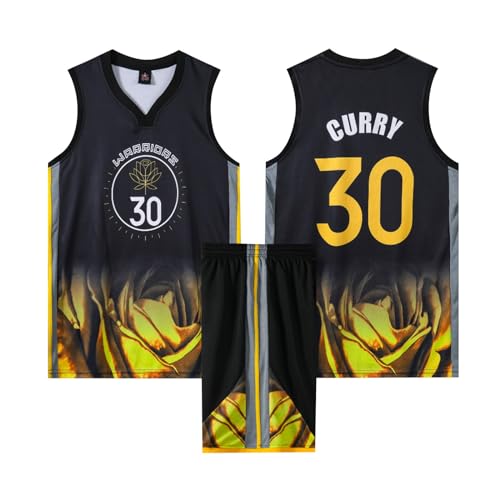 ABRTJCL Basketball-Spieltrikots für Herren/Jungen, 2er-Set Basketball Trainings Ärmellos Trikot und Hose, Kinder/Erwachsener Sleeveless Basketball Trikot grün XL von ABRTJCL