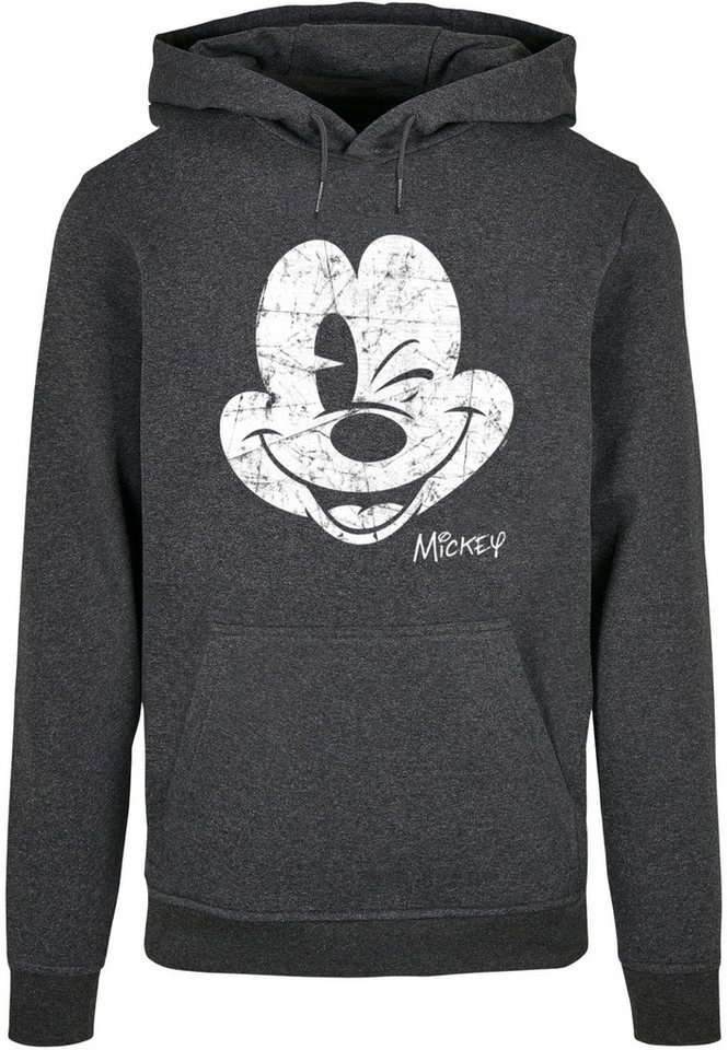 ABSOLUTE CULT Kapuzensweatshirt ABSOLUTE CULT Herren Mickey Mouse - Distressed Hoody (1-tlg) von ABSOLUTE CULT