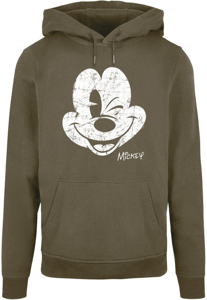 ABSOLUTE CULT Kapuzensweatshirt ABSOLUTE CULT Herren Mickey Mouse - Distressed Hoody (1-tlg) von ABSOLUTE CULT