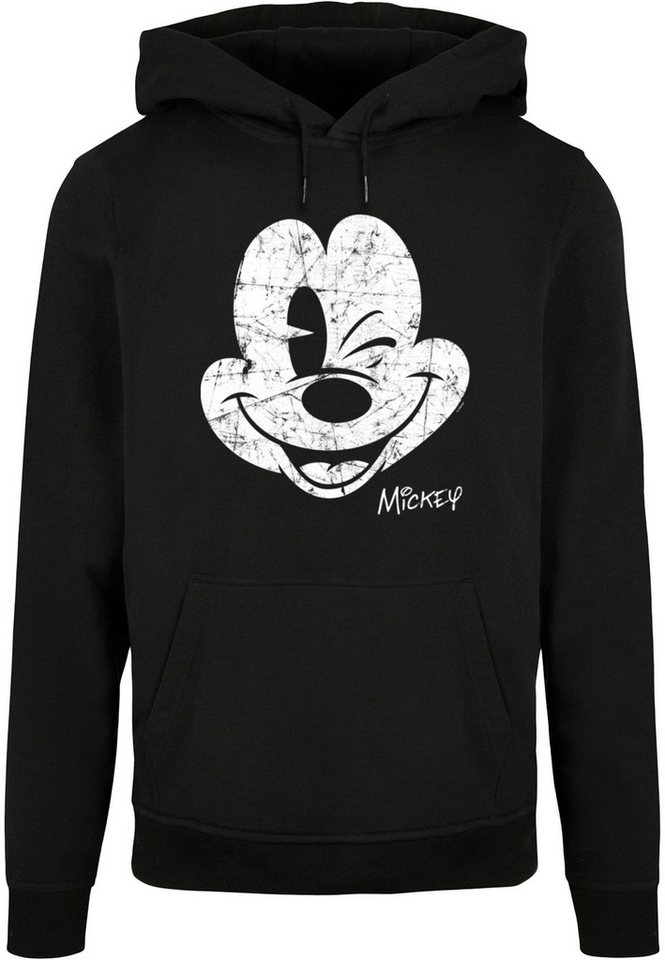 ABSOLUTE CULT Kapuzensweatshirt ABSOLUTE CULT Herren Mickey Mouse - Distressed Hoody (1-tlg) von ABSOLUTE CULT