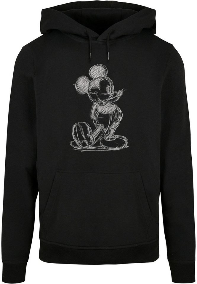ABSOLUTE CULT Kapuzensweatshirt ABSOLUTE CULT Herren Mickey Mouse - Sketch Kick Hoody (1-tlg) von ABSOLUTE CULT