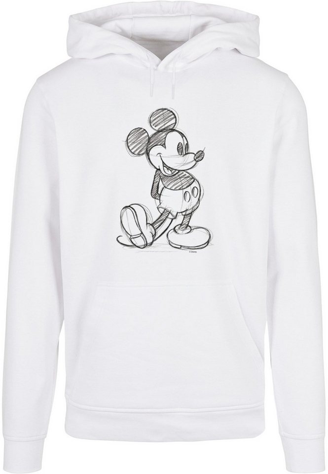 ABSOLUTE CULT Kapuzensweatshirt ABSOLUTE CULT Herren Mickey Mouse - Sketch Kick Hoody (1-tlg) von ABSOLUTE CULT