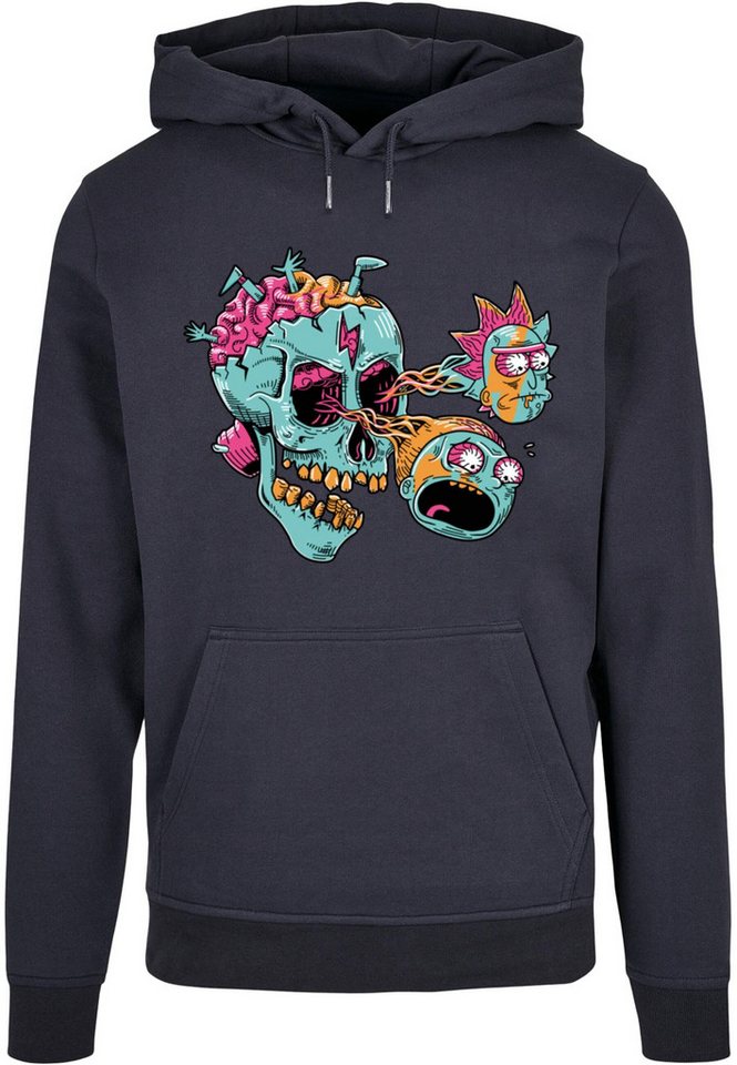 ABSOLUTE CULT Kapuzensweatshirt ABSOLUTE CULT Herren Rick And Morty - Eyeball Skull Basic Hoody (1-tlg) von ABSOLUTE CULT