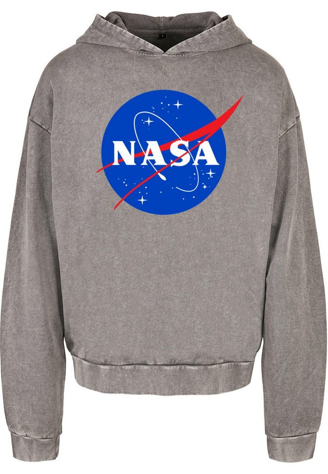 ABSOLUTE CULT Kapuzensweatshirt ABSOLUTE CULT Nasa - Insignia Logo Acid Washed Oversize Hoody (1-tlg) von ABSOLUTE CULT