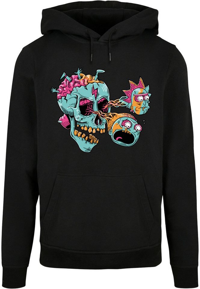 ABSOLUTE CULT Kapuzensweatshirt ABSOLUTE CULT Herren Rick And Morty - Eyeball Skull Basic Hoody (1-tlg) von ABSOLUTE CULT