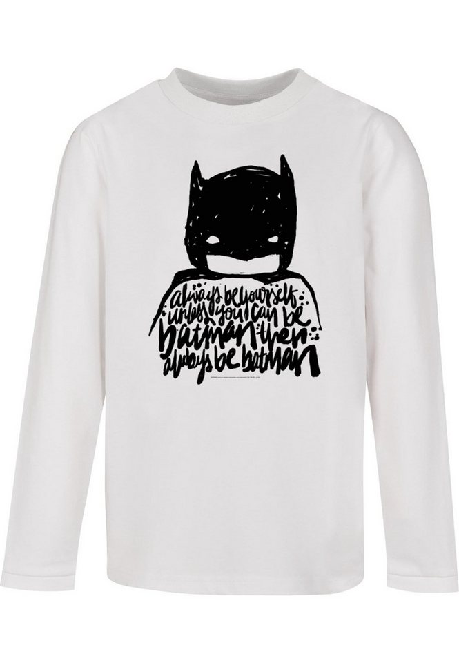 ABSOLUTE CULT Longsleeve ABSOLUTE CULT Kids Batman - Always Be Yourself Longsleeve (1-tlg) von ABSOLUTE CULT