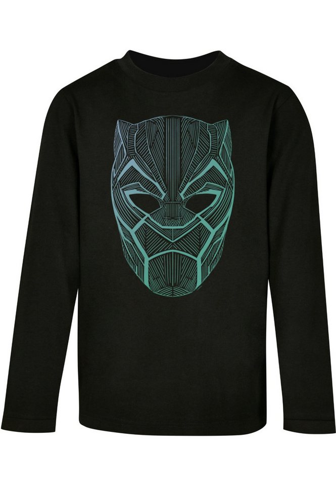 ABSOLUTE CULT Longsleeve ABSOLUTE CULT Kids Black Panther - Tribal Mask Longsleeve (1-tlg) von ABSOLUTE CULT