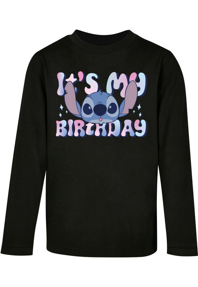 ABSOLUTE CULT Longsleeve ABSOLUTE CULT Kids Lilo and Stitch - My Birthday Longsleeve (1-tlg) von ABSOLUTE CULT