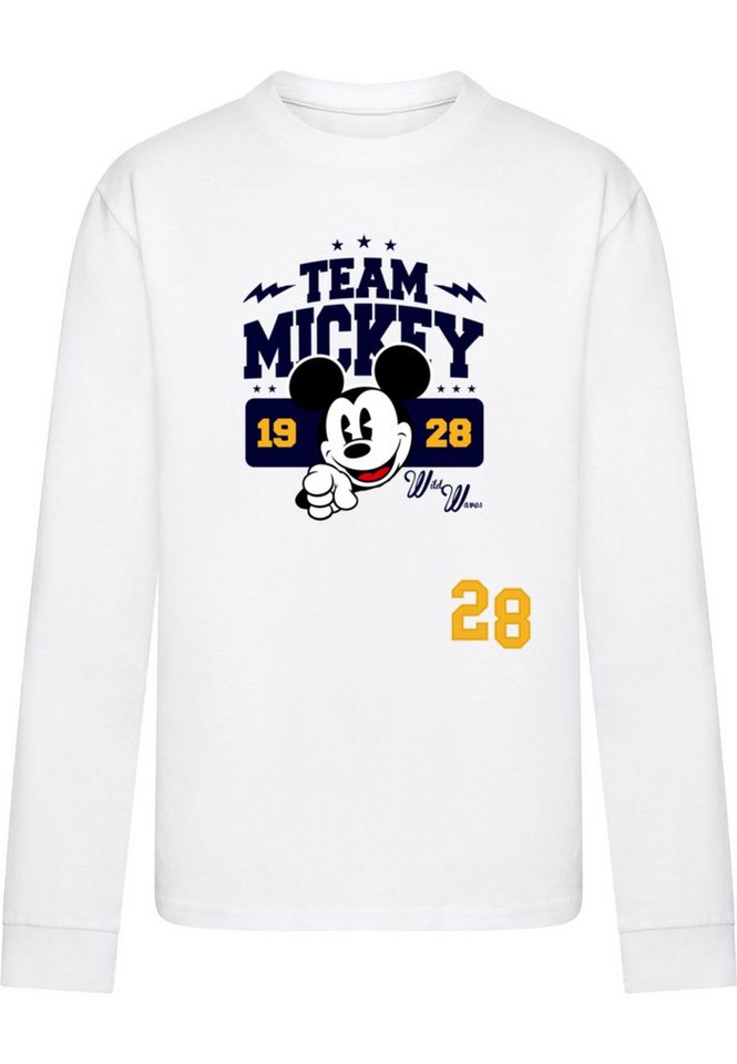 ABSOLUTE CULT Longsleeve ABSOLUTE CULT Kids Mickey Mouse - Team Mickey Longsleeve (1-tlg) von ABSOLUTE CULT