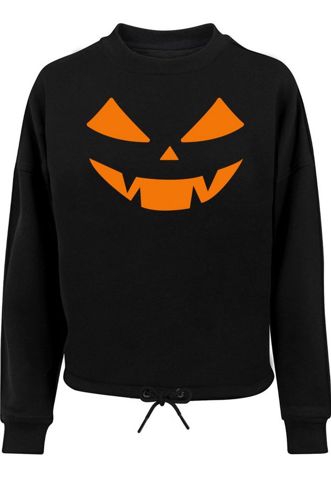 ABSOLUTE CULT Sweater ABSOLUTE CULT Ladies Halloween - Pumpkin Face Oversize Crewneck von ABSOLUTE CULT