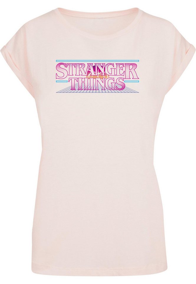 ABSOLUTE CULT T-Shirt ABSOLUTE CULT Damen Ladies Stranger Things - Retro Title T-Shirt (1-tlg) von ABSOLUTE CULT