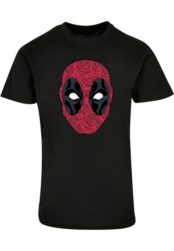 ABSOLUTE CULT T-Shirt ABSOLUTE CULT Herren Deadpool - Head Of Roses T-Shirt (1-tlg) von ABSOLUTE CULT