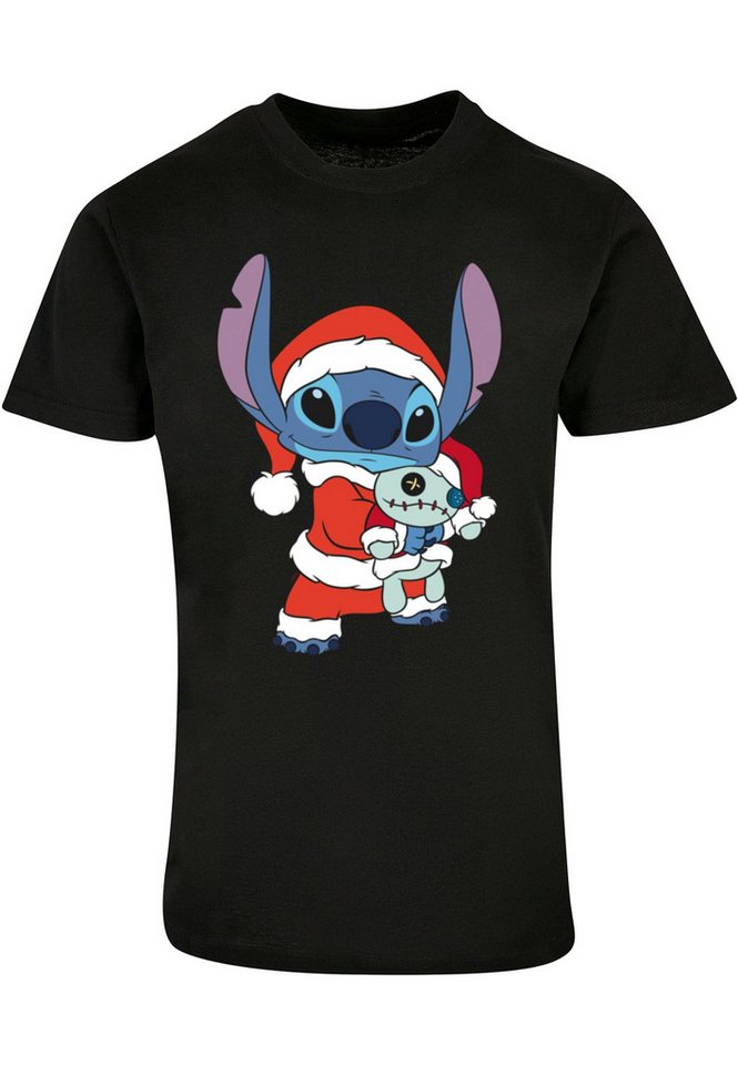 ABSOLUTE CULT T-Shirt ABSOLUTE CULT Herren Lilo And Stitch - Christmas Basic T-Shirt (1-tlg) von ABSOLUTE CULT