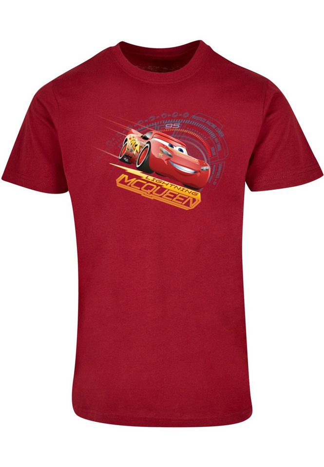 ABSOLUTE CULT T-Shirt ABSOLUTE CULT Herren Cars - Lightning McQueen Basic T-Shirt (1-tlg) von ABSOLUTE CULT