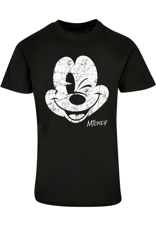 ABSOLUTE CULT T-Shirt ABSOLUTE CULT Herren Mickey Mouse - Distressed T-Shirt (1-tlg) von ABSOLUTE CULT