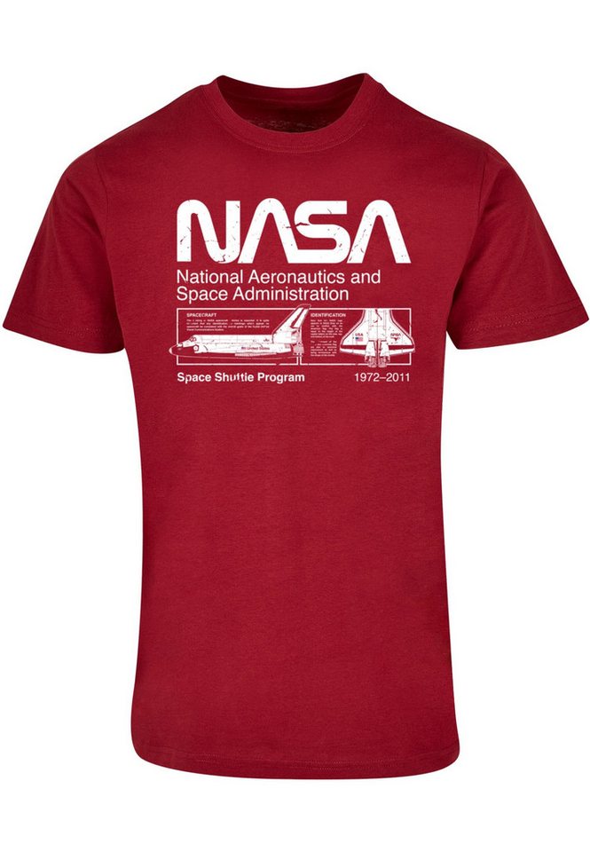 ABSOLUTE CULT T-Shirt ABSOLUTE CULT Herren Nasa - Space Shuttle Program Basic T-Shirt (1-tlg) von ABSOLUTE CULT