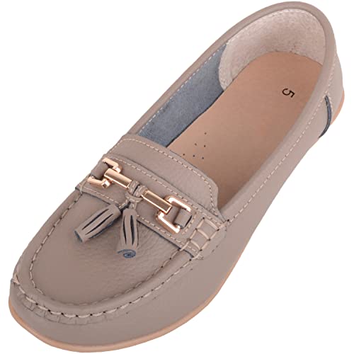 ABSOLUTE FOOTWEAR Damen-Slipper, lässig, Leder, Loafer, Deck, Bootsschuhe, Sandalen, zimt, 41 EU ABSOLUTE FOOTWEAR Damen-Slipper, lässig, Leder, Loafer, Deck, Bootsschuhe, Sandalen, zimt, 41 EU von ABSOLUTE FOOTWEAR