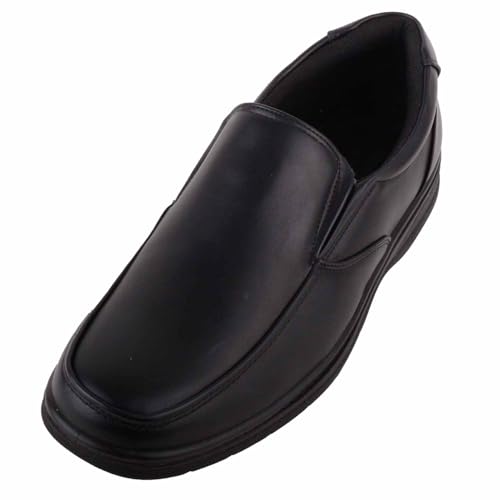 ABSOLUTE FOOTWEAR Leichte Herren-Schuhe aus Memory-Schaum-Kunstleder, leicht anzuziehen, Schwarz , 44 EU ABSOLUTE FOOTWEAR Leichte Herren-Schuhe aus Memory-Schaum-Kunstleder, leicht anzuziehen, Schwarz , 44 EU von ABSOLUTE FOOTWEAR