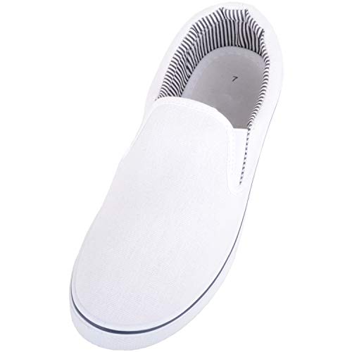 ABSOLUTE FOOTWEAR Leichte Herren-Turnschuhe aus Segeltuch mit Doppelzwickel, Weiß - weiß - Größe: 42 1/3 EU ABSOLUTE FOOTWEAR Leichte Herren-Turnschuhe aus Segeltuch mit Doppelzwickel, Weiß - weiß - Größe: 42 1/3 EU von ABSOLUTE FOOTWEAR