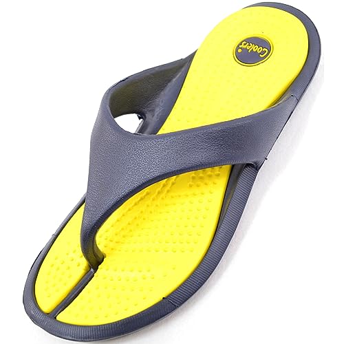 Absolute Footwear Damen Flip-Flops/Sandalen aus leichtem Gummi für Sommer/Strand/Urlaub, navy, 41 EU von ABSOLUTE FOOTWEAR