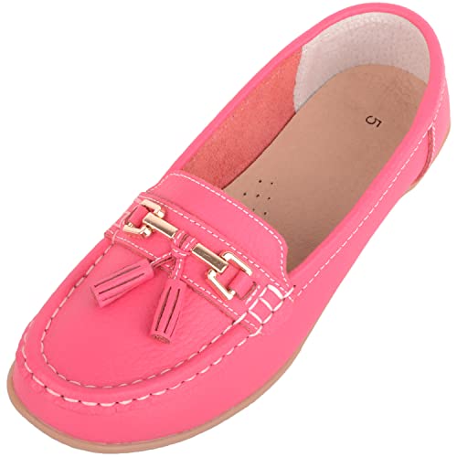 Absolute Footwear Damen Slip On Lässiger Leder Loafer/Deck/Bootsschuhe/Sandalen WassermelEins, Numeric_5 Absolute Footwear Damen Slip On Lässiger Leder Loafer/Deck/Bootsschuhe/Sandalen WassermelEins, Numeric_5 von ABSOLUTE FOOTWEAR