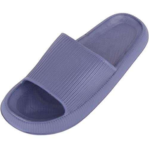 Absolute Footwear Herren-Sandalen zum Hineinschlüpfen, für Sommer, Strand, Pool, Urlaub, Slider, navy, 46/47 EU von ABSOLUTE FOOTWEAR