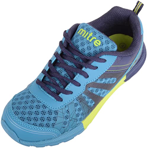 Kinder-Sneaker für Jungen, Schnürung, leicht, mehrfarbig, Sport, Walking, Laufen, Turnschuhe, Blaugrün / Limette, 39 1/3 EU Kinder-Sneaker für Jungen, Schnürung, leicht, mehrfarbig, Sport, Walking, Laufen, Turnschuhe, Blaugrün / Limette, 39 1/3 EU von ABSOLUTE FOOTWEAR
