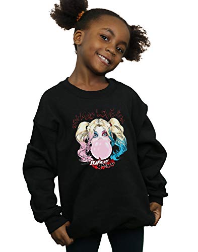 ABSOLUTECULT DC Comics Mädchen Harley Quinn Mad Love Sweatshirt Schwarz 7-8 Years ABSOLUTECULT DC Comics Mädchen Harley Quinn Mad Love Sweatshirt Schwarz 7-8 Years von ABSOLUTECULT