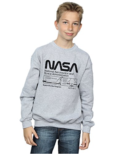 ABSOLUTECULT NASA Jungen Classic Space Shuttle Sweatshirt Sport Grau 7-8 Years ABSOLUTECULT NASA Jungen Classic Space Shuttle Sweatshirt Sport Grau 7-8 Years von ABSOLUTECULT