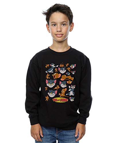 ABSOLUTECULT Tom and Jerry Jungen The Chase is On Sweatshirt Schwarz 7-8 Years ABSOLUTECULT Tom and Jerry Jungen The Chase is On Sweatshirt Schwarz 7-8 Years von ABSOLUTECULT