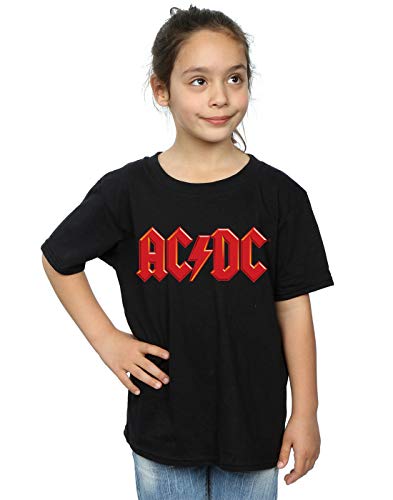 ACDC Mädchen Red Logo T-Shirt Schwarz 12-13 Years ACDC Mädchen Red Logo T-Shirt Schwarz 12-13 Years von ABSOLUTECULT