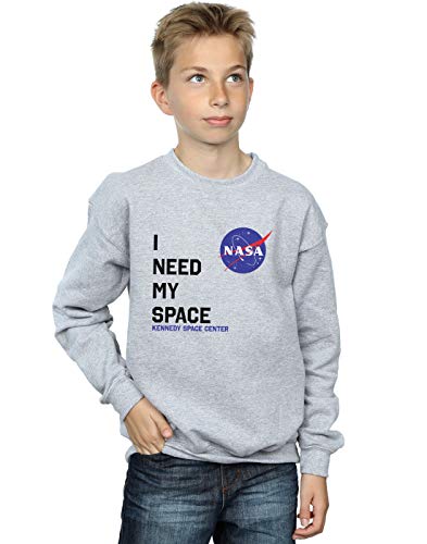Absolute Cult NASA Jungen I Need My Space Sweatshirt Sport Grau 7-8 Years von ABSOLUTECULT