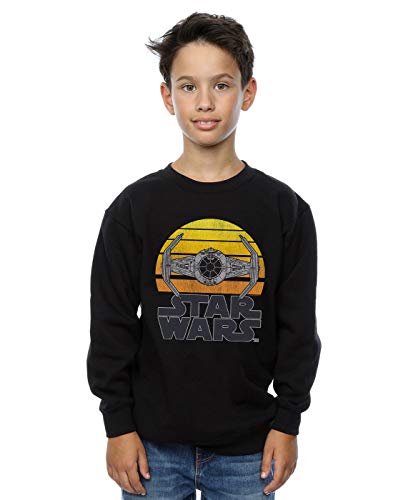 Absolute Cult Star Wars Jungen Sunset Tie Fighter Sweatshirt Schwarz 7-8 Years Absolute Cult Star Wars Jungen Sunset Tie Fighter Sweatshirt Schwarz 7-8 Years von ABSOLUTECULT