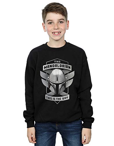 Absolute Cult Star Wars Jungen The Mandalorian This is The Way Mando Sweatshirt Schwarz 7-8 Years Absolute Cult Star Wars Jungen The Mandalorian This is The Way Mando Sweatshirt Schwarz 7-8 Years von ABSOLUTECULT