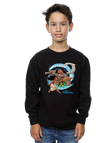Disney Jungen Moana and Maui Wave Sweatshirt Schwarz 7-8 Years Disney Jungen Moana and Maui Wave Sweatshirt Schwarz 7-8 Years von ABSOLUTECULT