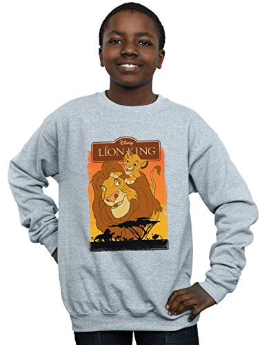 Disney Jungen The Lion King Simba and Mufasa Sweatshirt Sport Grau 7-8 Years Disney Jungen The Lion King Simba and Mufasa Sweatshirt Sport Grau 7-8 Years von ABSOLUTECULT
