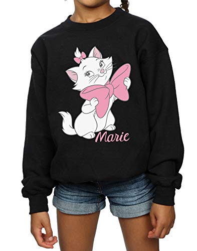 Disney Mädchen Aristocats Marie Bow Sweatshirt Schwarz 7-8 Years Disney Mädchen Aristocats Marie Bow Sweatshirt Schwarz 7-8 Years von ABSOLUTECULT