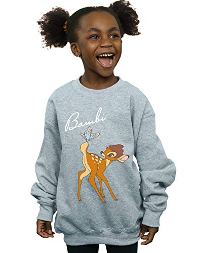 Disney Mädchen Bambi Butterfly Tail Sweatshirt Sport Grau 12-13 Years Disney Mädchen Bambi Butterfly Tail Sweatshirt Sport Grau 12-13 Years von ABSOLUTECULT
