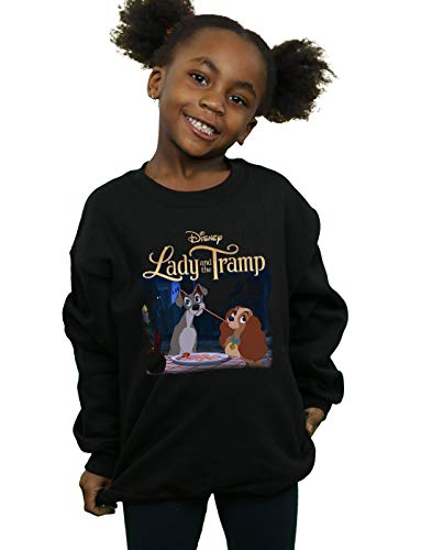 Disney Mädchen Lady and The Tramp Homage Sweatshirt Schwarz 5-6 Years Disney Mädchen Lady and The Tramp Homage Sweatshirt Schwarz 5-6 Years von ABSOLUTECULT