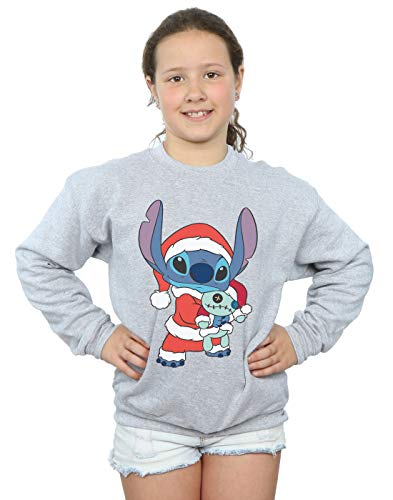 Disney Mädchen Lilo and Stitch Stitch Christmas Sweatshirt Sport Grau 12-13 Years Disney Mädchen Lilo and Stitch Stitch Christmas Sweatshirt Sport Grau 12-13 Years von ABSOLUTECULT
