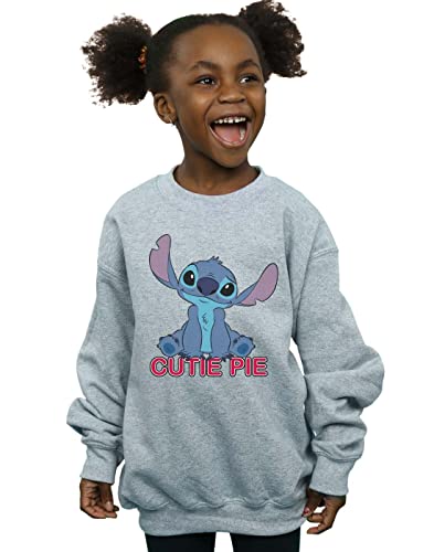 Disney Mädchen Lilo and Stitch Stitch Cutie Pie Sweatshirt Sport Grau 12-13 Years Disney Mädchen Lilo and Stitch Stitch Cutie Pie Sweatshirt Sport Grau 12-13 Years von ABSOLUTECULT