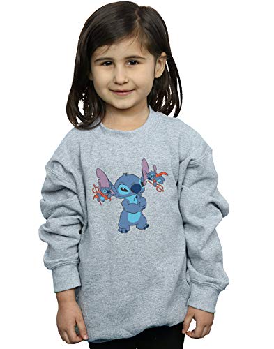 Disney Mädchen Lilo & Stitch Chillin Sweatshirt Sport Grau 7-8 Years Disney Mädchen Lilo & Stitch Chillin Sweatshirt Sport Grau 7-8 Years von ABSOLUTECULT