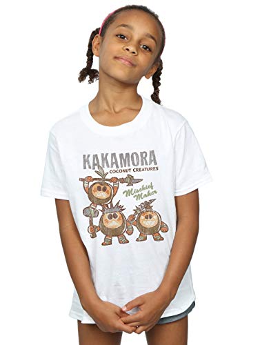 Disney Mädchen Moana Kakamora Mischief Maker T-Shirt Weiß 9-11 Years Disney Mädchen Moana Kakamora Mischief Maker T-Shirt Weiß 9-11 Years von ABSOLUTECULT