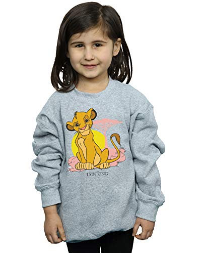 Disney Mädchen The Lion King Simba Pastel Sweatshirt Sport Grau 9-11 Years Disney Mädchen The Lion King Simba Pastel Sweatshirt Sport Grau 9-11 Years von ABSOLUTECULT